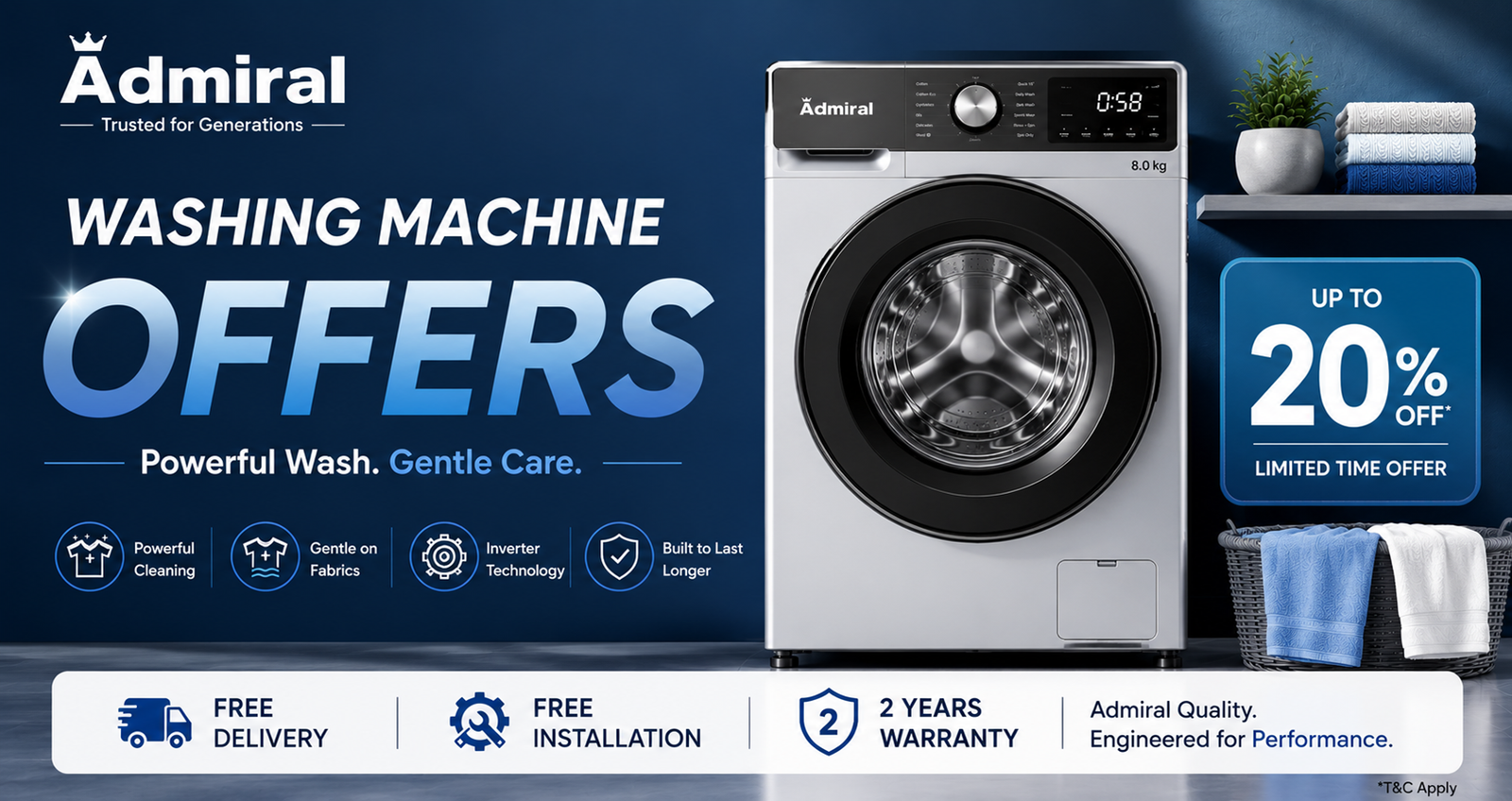 Admiral Washing Machine