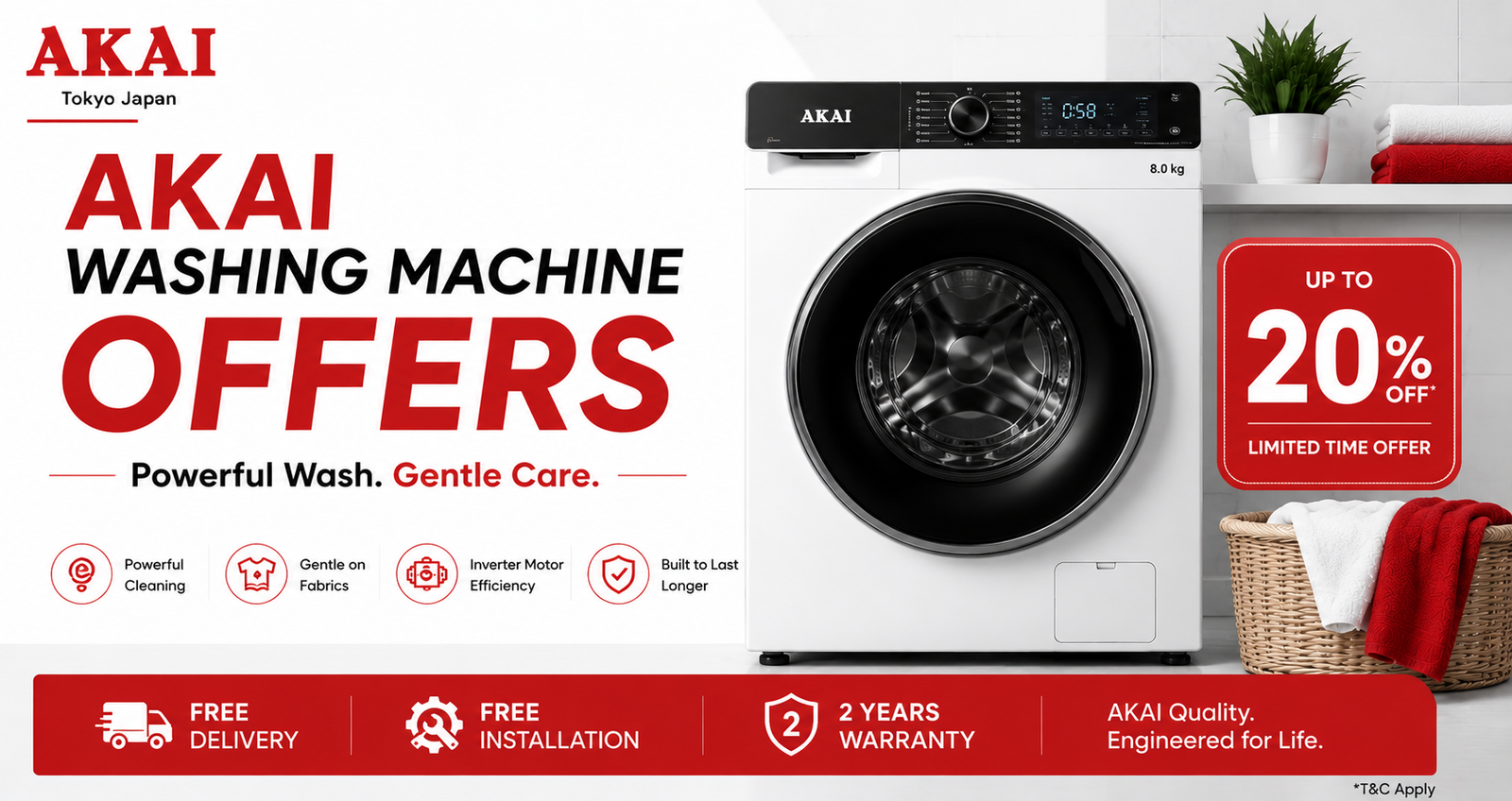 Akai Washing Machine