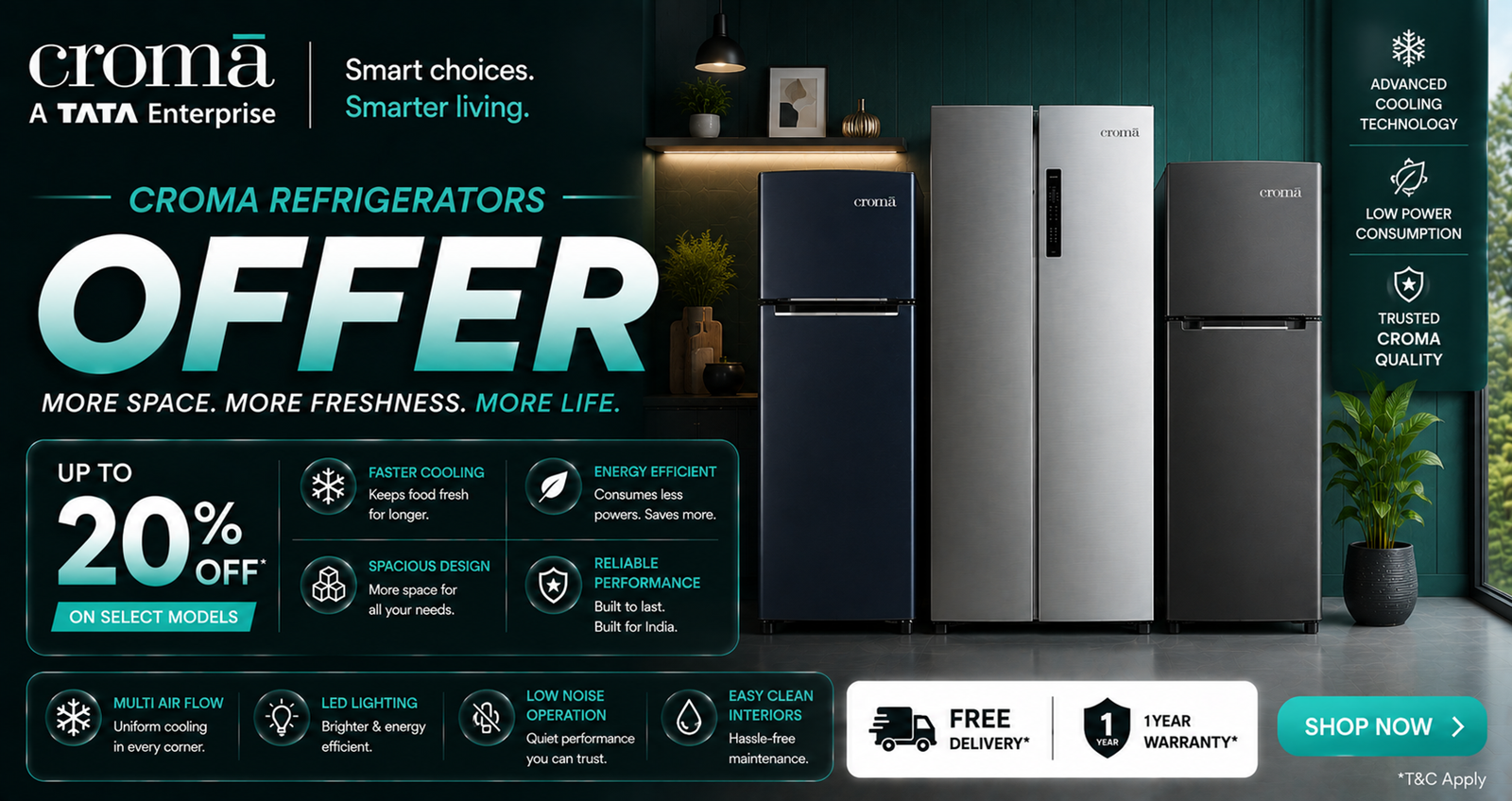Croma Refrigerators