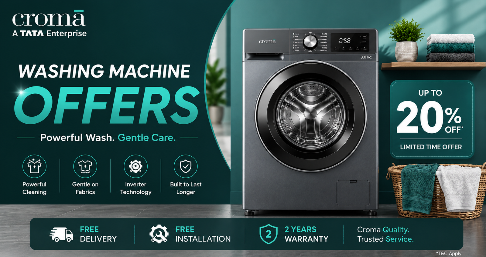 Croma Washing Machine