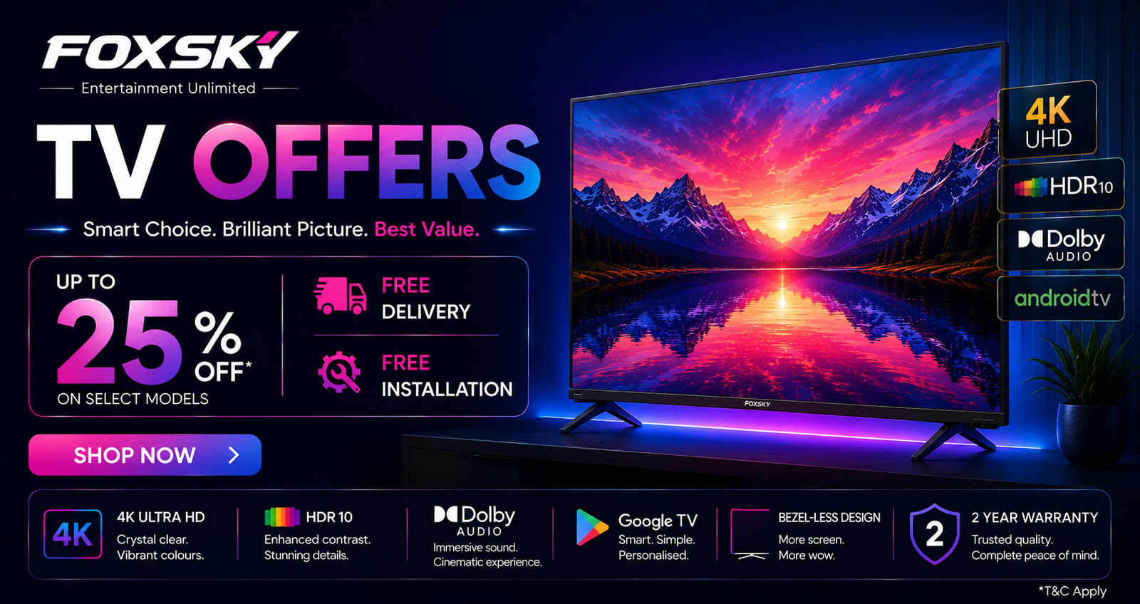 Foxsky Televisions