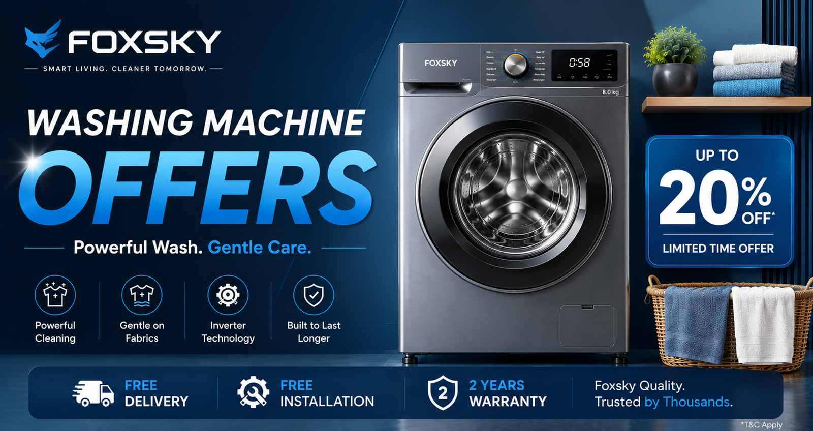 Foxsky Washing Machine