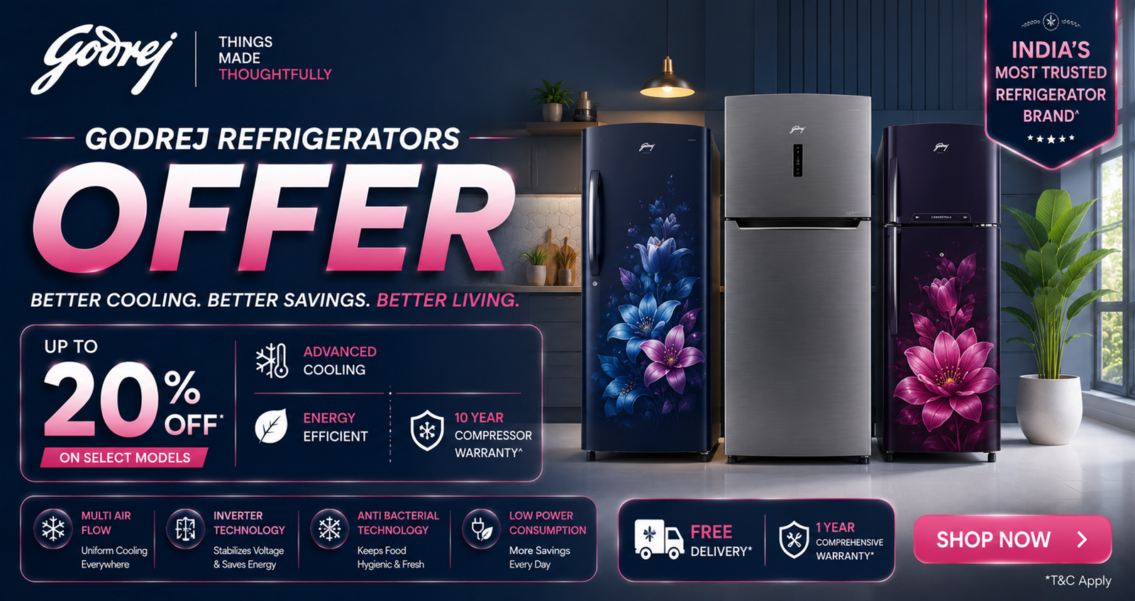 Godrej	 Refrigerators