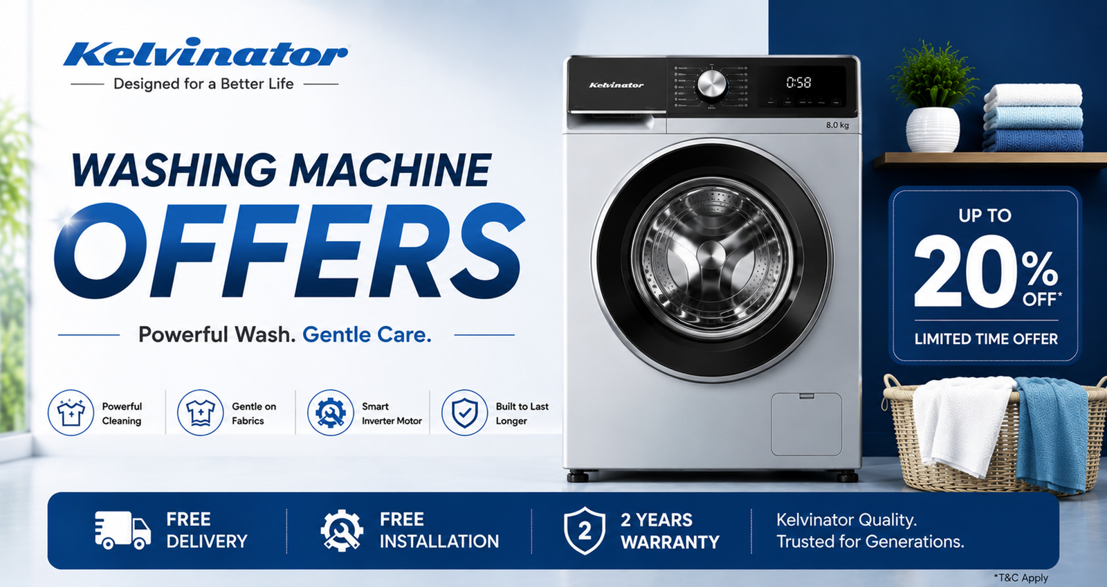 Kelvinator Washing Machine
