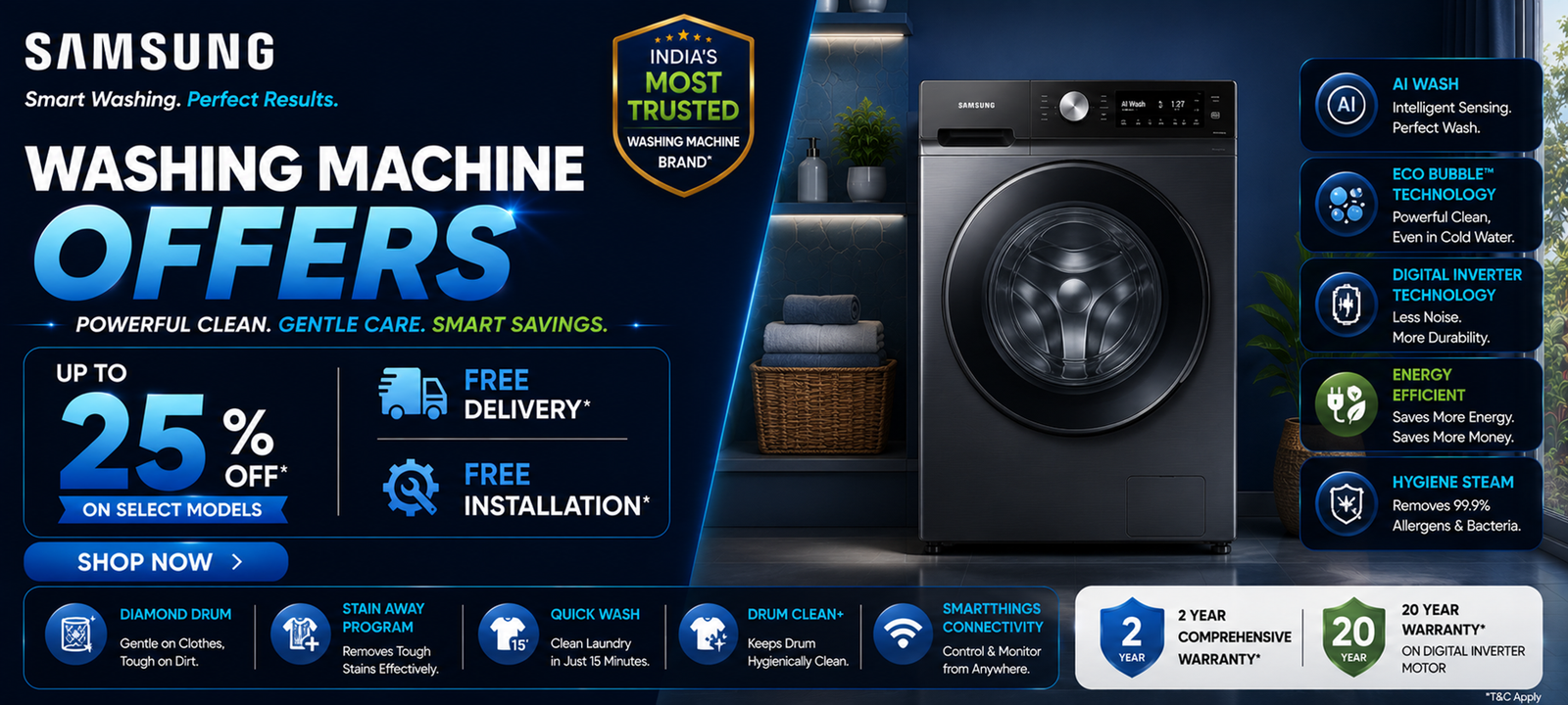 Samsung Washing Machine Image