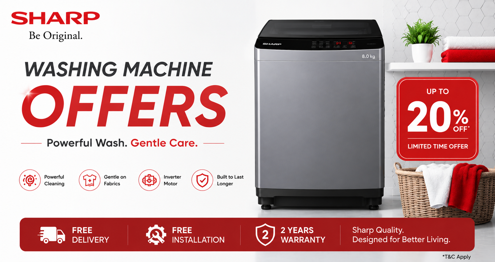 Sharp Washing Machine