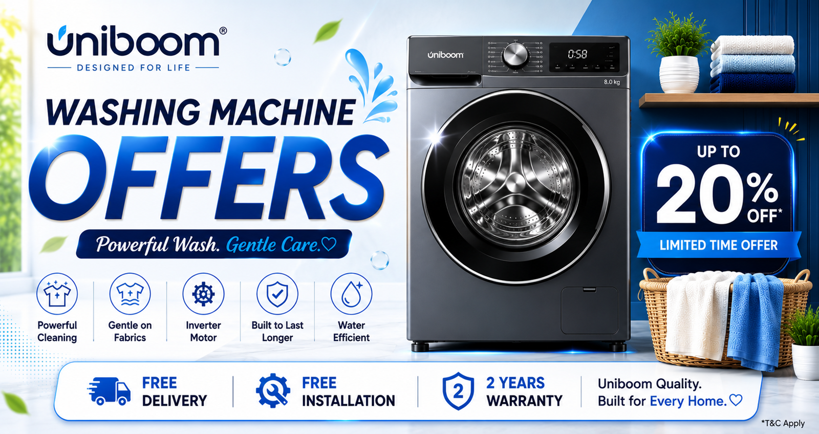 Uniboom Washing Machine