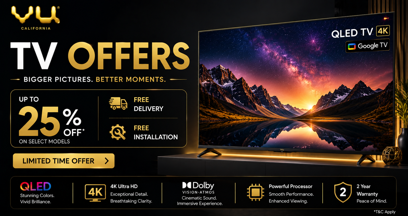 vu Televisions